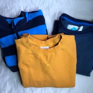 3 Sweatshirts (1 fleece) Boden & Hanna Andersson